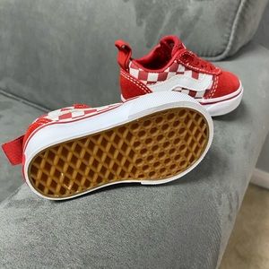 Red checkered vans for infant